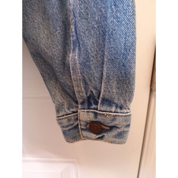 EST 1976 men's blue button front jean jacket with four front pockets - Picture 7 of 12